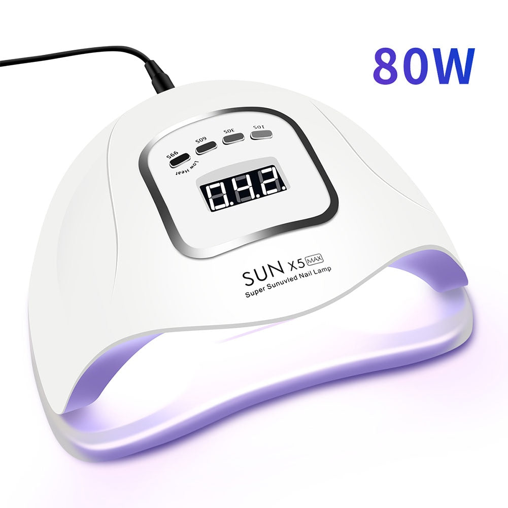 LED Nail Lamp for Manicure 80/54W Nail Dryer Machine UV Lamp