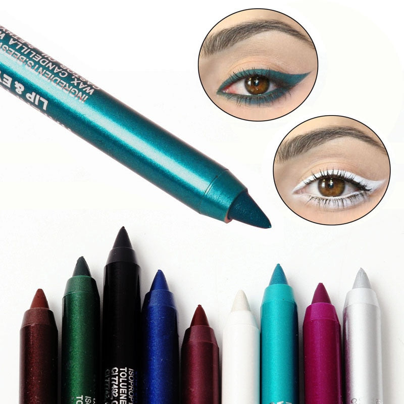 1PC Fashion Women Long-lasting Eye Liner Pencil Pigment White Color Waterproof