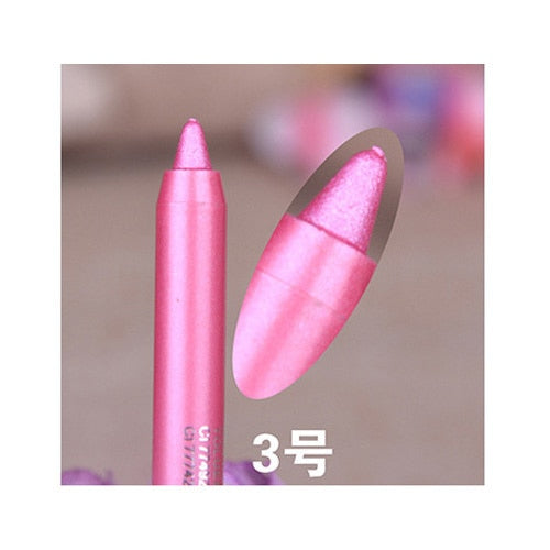 1PC Fashion Women Long-lasting Eye Liner Pencil Pigment White Color Waterproof