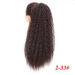 Load image into Gallery viewer, Vigorous Drawstring Ponytail Hair Synthetic Long Afro Kinky Curly
