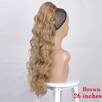 Load image into Gallery viewer, Vigorous Drawstring Ponytail Hair Synthetic Long Afro Kinky Curly
