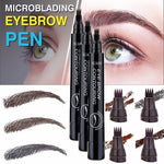 Load image into Gallery viewer, 4 Colors Microblading Eyebrow Tattoo Pen with 4 Micro Tips Sketch Makeup Brow Pencil
