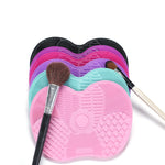 Load image into Gallery viewer, Foundation Makeup Brush Scrubber Board Silicone Makeup Brush Cleaner Pad
