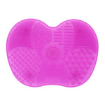 Load image into Gallery viewer, Foundation Makeup Brush Scrubber Board Silicone Makeup Brush Cleaner Pad
