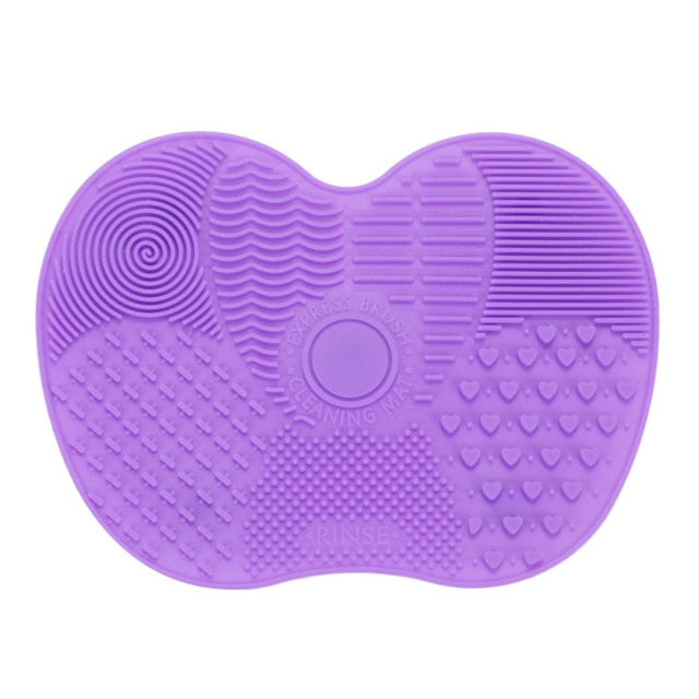 Foundation Makeup Brush Scrubber Board Silicone Makeup Brush Cleaner Pad