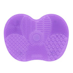 Load image into Gallery viewer, Foundation Makeup Brush Scrubber Board Silicone Makeup Brush Cleaner Pad
