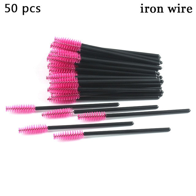 Eyelash Extension Disposable Eyebrow brush Set makeup tools