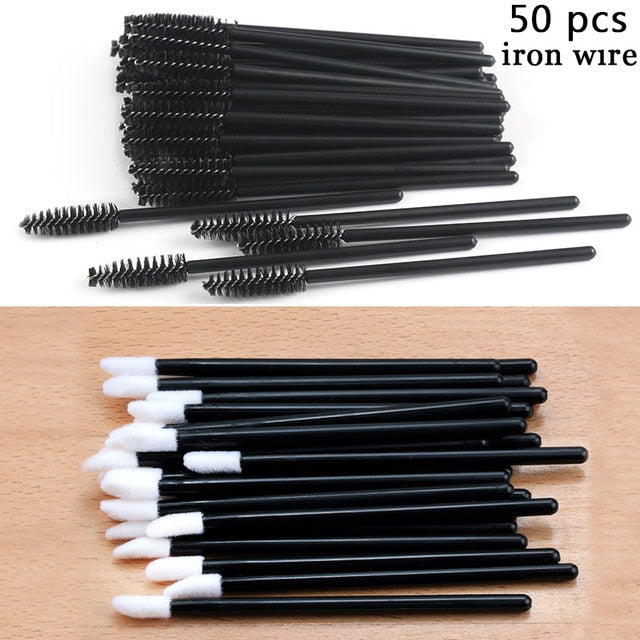 Eyelash Extension Disposable Eyebrow brush Set makeup tools