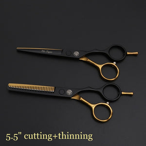 Japan Original 5.5 6.0 Professional Hairdressing Scissors Professional Barber Scissors Set