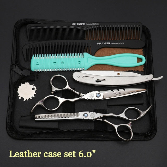 Japan Original 5.5 6.0 Professional Hairdressing Scissors Professional Barber Scissors Set