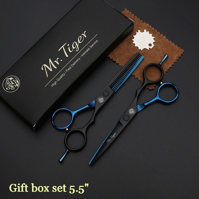 Japan Original 5.5 6.0 Professional Hairdressing Scissors Professional Barber Scissors Set