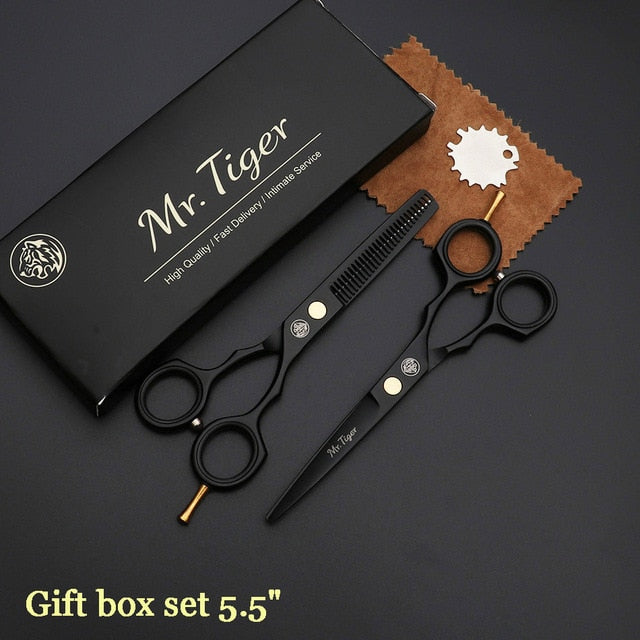 Japan Original 5.5 6.0 Professional Hairdressing Scissors Professional Barber Scissors Set