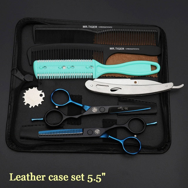 Japan Original 5.5 6.0 Professional Hairdressing Scissors Professional Barber Scissors Set