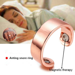 Snoring Device Anti Snoring Ring Magnetic Therapy Acupressure Treatment