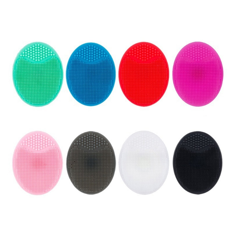 Silicone Facial Wash Pad Exfoliating Blackhead Removal Face Cleaning Brush