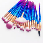 Load image into Gallery viewer, 20pcs Diamond Makeup Brush Set Eye Brush Beauty Tools
