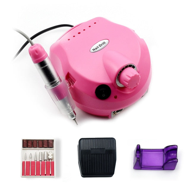 35000/20000 RPM Electric Nail Drill Machine Mill Cutter Sets  Electric Nail