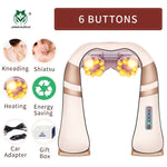 Load image into Gallery viewer, U Shape Electrical Shiatsu Body Shoulder Neck Massager
