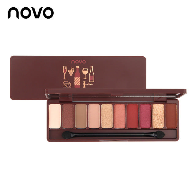 NOVO Fashion eyeshadow palette 10Colors Matte EyeShadow naked palette