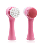 Load image into Gallery viewer, 3D Double Side Silicone limpiador Face Cleanser Brush Portable Face Cleaning Massage
