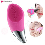 Load image into Gallery viewer, Mini Electric Facial Cleansing Brush Silicone Sonic Face Cleaner
