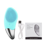 Load image into Gallery viewer, Mini Electric Facial Cleansing Brush Silicone Sonic Face Cleaner
