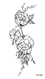 Load image into Gallery viewer, Water Transfer Tattoo Minimalist small sun moon tattoo Body Art Waterproof
