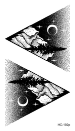 Load image into Gallery viewer, Water Transfer Tattoo Minimalist small sun moon tattoo Body Art Waterproof
