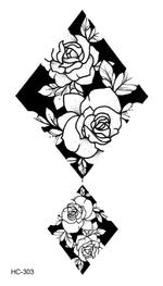 Load image into Gallery viewer, Water Transfer Tattoo Minimalist small sun moon tattoo Body Art Waterproof
