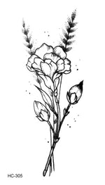 Load image into Gallery viewer, Water Transfer Tattoo Minimalist small sun moon tattoo Body Art Waterproof
