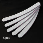 Load image into Gallery viewer, 5 pcs/lot Sandpaper Nail File Lime 100/180 Double Side Sanding Buffer Block Set
