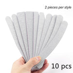Load image into Gallery viewer, 5 pcs/lot Sandpaper Nail File Lime 100/180 Double Side Sanding Buffer Block Set
