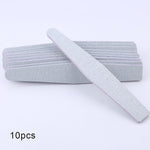 Load image into Gallery viewer, 5 pcs/lot Sandpaper Nail File Lime 100/180 Double Side Sanding Buffer Block Set

