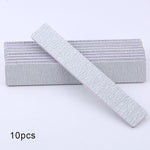 Load image into Gallery viewer, 5 pcs/lot Sandpaper Nail File Lime 100/180 Double Side Sanding Buffer Block Set
