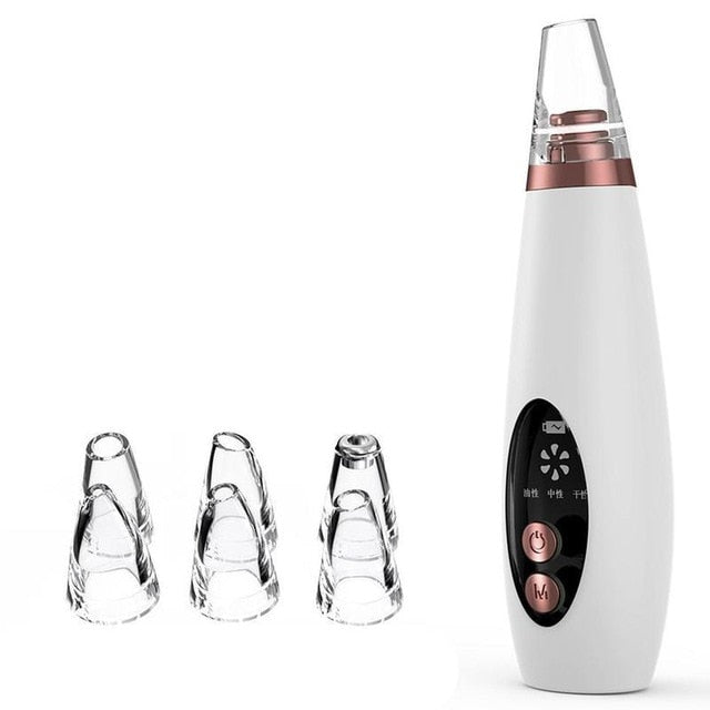 USB Rechargeable Blackhead Remover Face Pore Vacuum