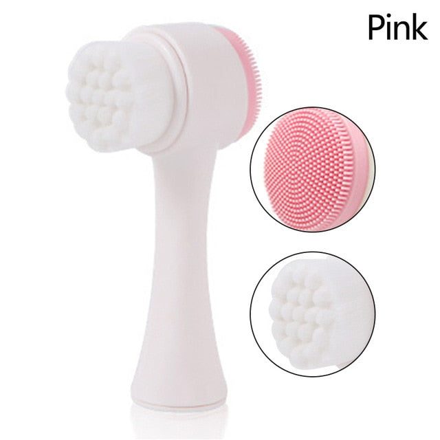 2020 NEW Silicone Face Cleansing Brush Mini Electric Massage Waterproof