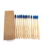 Load image into Gallery viewer, 12 pcs/Pack Natural Pure Bamboo Toothbrush
