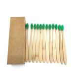 Load image into Gallery viewer, 12 pcs/Pack Natural Pure Bamboo Toothbrush
