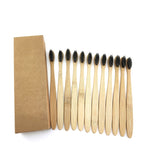 Load image into Gallery viewer, 12 pcs/Pack Natural Pure Bamboo Toothbrush
