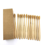 Load image into Gallery viewer, 12 pcs/Pack Natural Pure Bamboo Toothbrush
