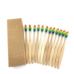 Load image into Gallery viewer, 12 pcs/Pack Natural Pure Bamboo Toothbrush
