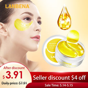 LANBENA Eye Mask Collagen Eye Patch Skin Care Hyaluronic Acid Gel