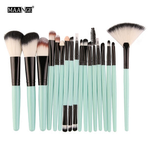 MAANGE 6/15/18Pcs Makeup Brushes Tool Set