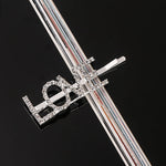 Load image into Gallery viewer, Simple Letter Rhinestone Hairpins Women Hair Clips
