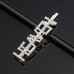 Load image into Gallery viewer, Simple Letter Rhinestone Hairpins Women Hair Clips
