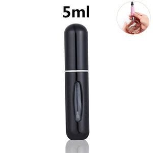 Mini Portable Refillable Perfume Spray Bottle Aluminum Makeup Water Atomizer Bottle Empty Container Travel Perfume Bottle Tool