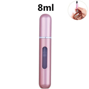 Mini Portable Refillable Perfume Spray Bottle Aluminum Makeup Water Atomizer Bottle Empty Container Travel Perfume Bottle Tool
