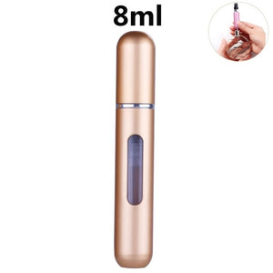 Mini Portable Refillable Perfume Spray Bottle Aluminum Makeup Water Atomizer Bottle Empty Container Travel Perfume Bottle Tool
