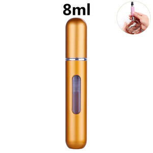 Mini Portable Refillable Perfume Spray Bottle Aluminum Makeup Water Atomizer Bottle Empty Container Travel Perfume Bottle Tool