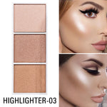 Load image into Gallery viewer, SACE LADY 4 Colors Highlighter Palette Makeup Face Contour Powder
